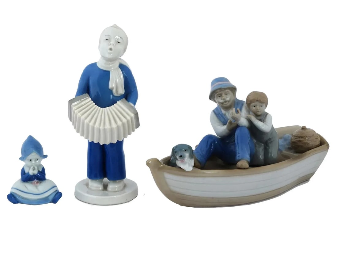 3 MID CENT GERMAN HAND PAINTED Metzler und Ortloff hallmark Made in East Germany (1 of 10)