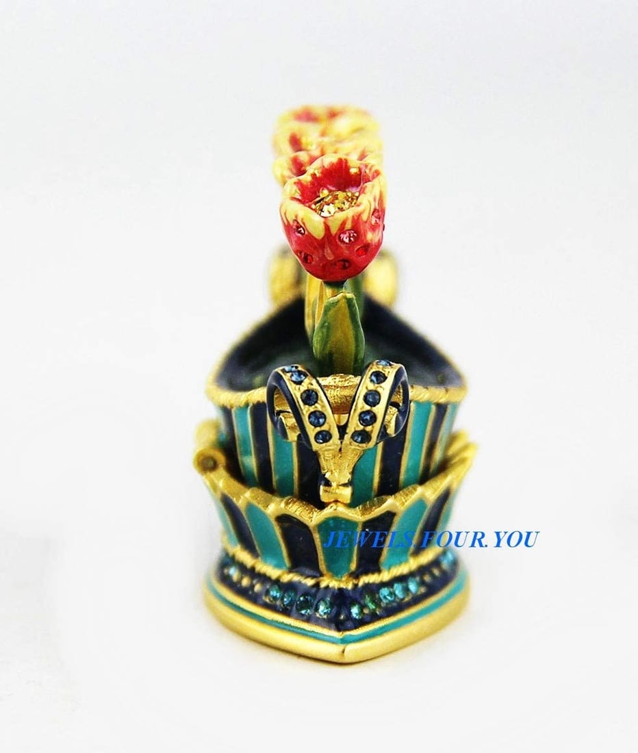 Jay Strongwater for Estee Lauder Solid Perfume Tulip - 4