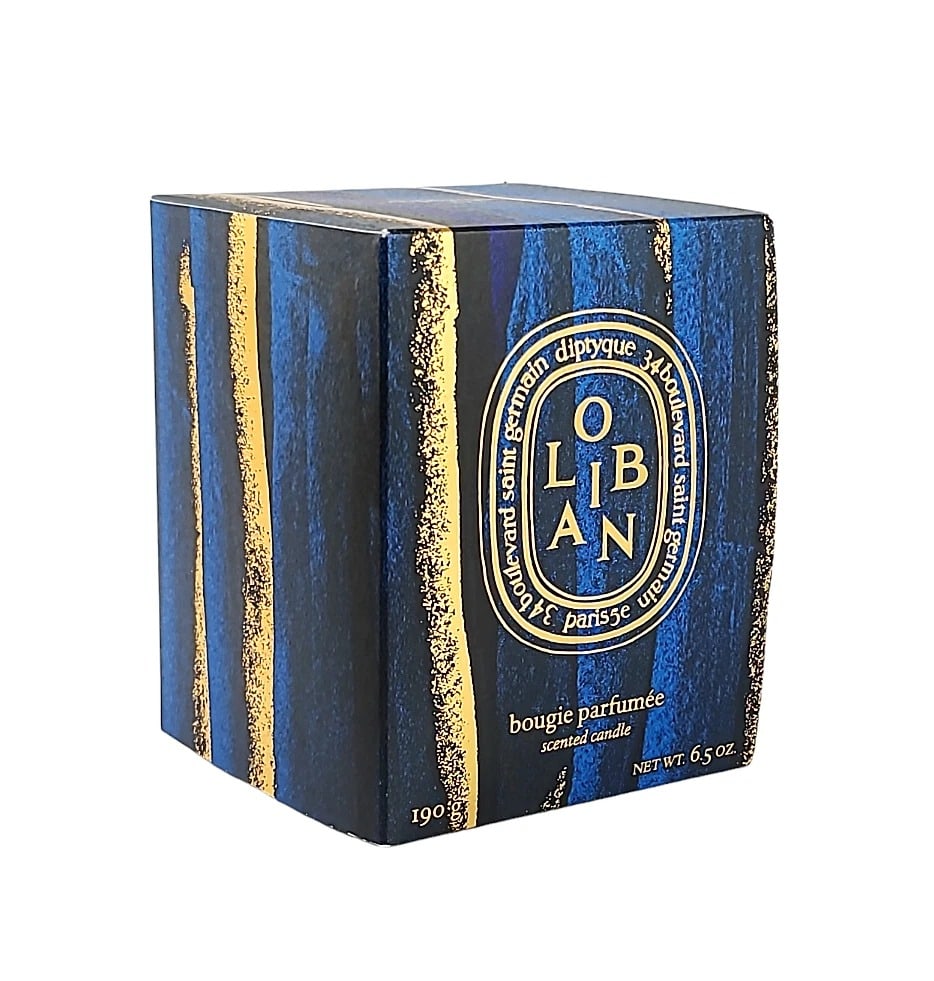 DIPTYQUE FRANCE LARGE 6,5 OZ 190 g PERFUME OLIBAN CANDLE NEW FRANCE: DIPTYQUEMADE IN FRANCEORIGINAL BOXOLIBAN SCENTA thousand and one mysteries are Released through the sweet oriental vapors of incense. The woody accents are set against fresh notes and balmy tones With