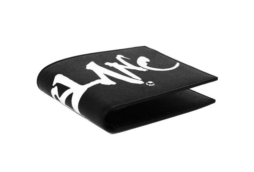MONTBLANC 124138 BLACK SARTORIAL WALLET 6CC CALLIGRAPHY: MONTBLANCMONTBLANC CALLIGRAPHY124138 BLACK SARTORIAL LEATHER BIFOLD WALLET 6CCMontblanc Logo Written Across the Outside of the Wallet100% AUTHENTIC & 100% BRAND NEW.First Quality.Holds 6 Credit Cards.