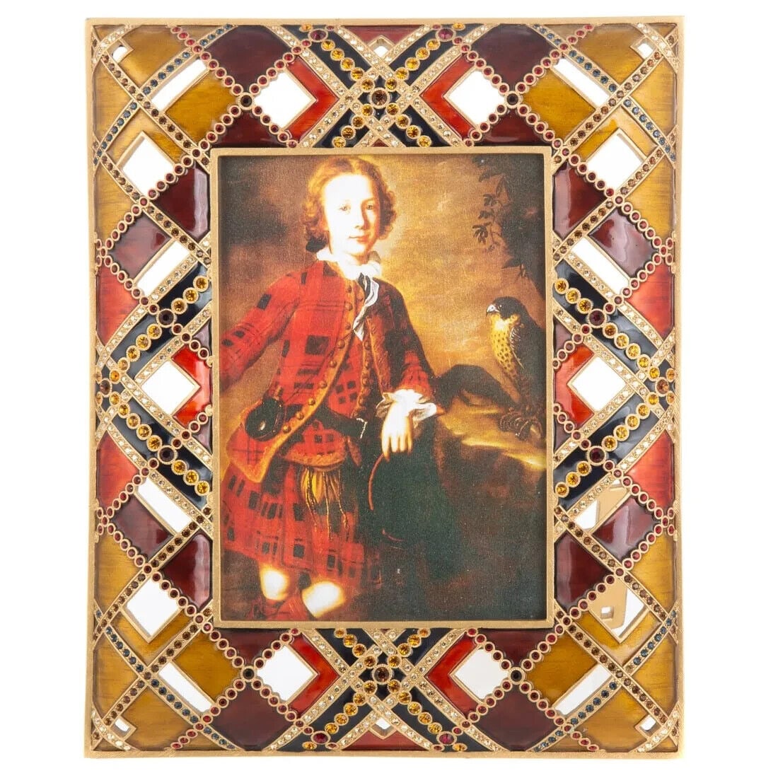 JAY STRONGWATER RARE HIGHLAND EASEL FRAME SWAROVSKI 5x7 (1 of 10)