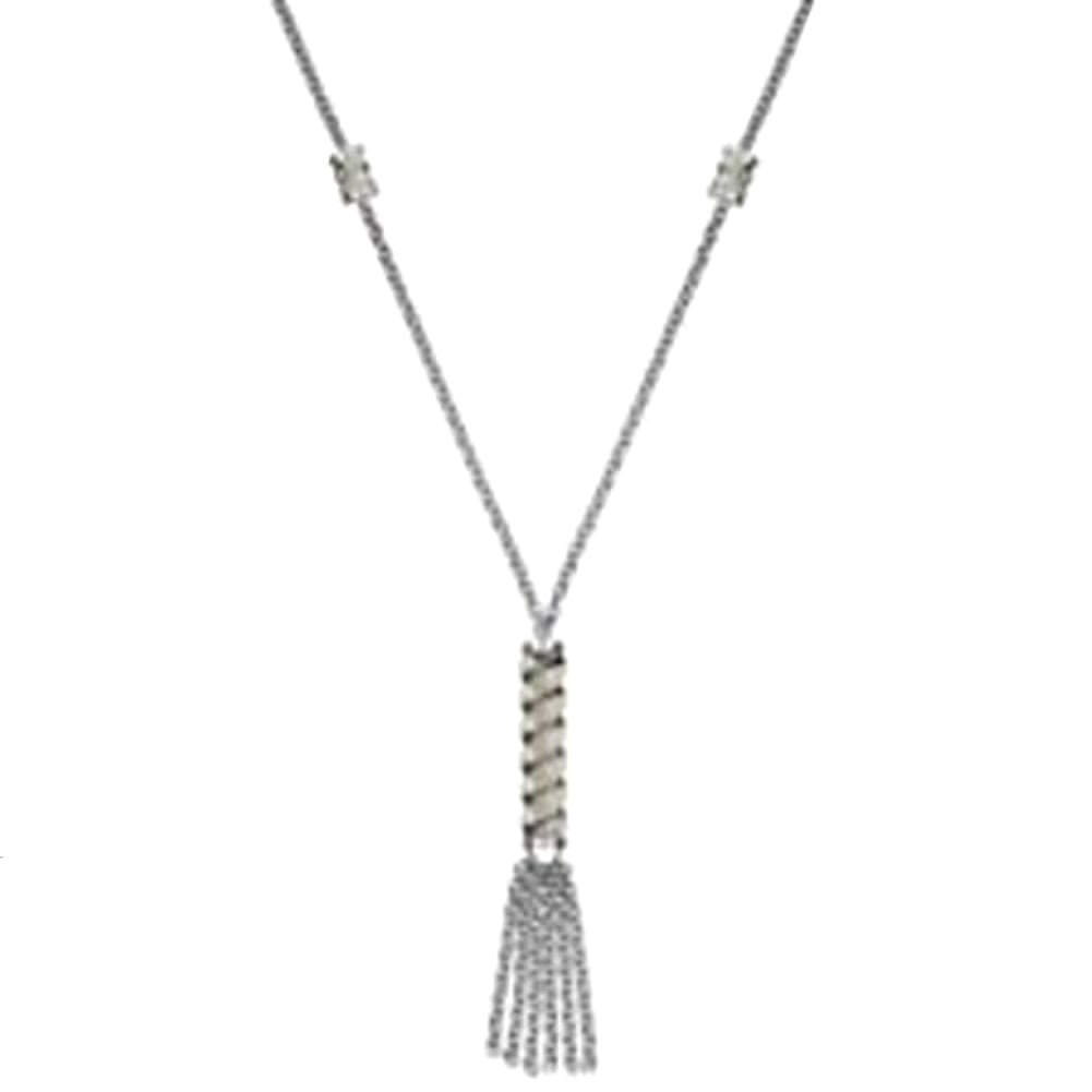 BACCARAT TORSADE STERLING SILVER LARGE MIST