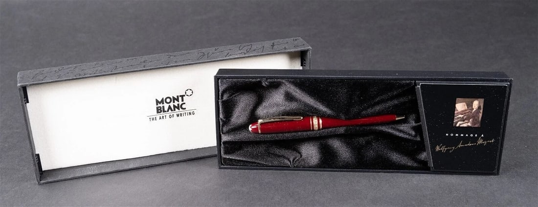 Montblanc Meisterstuck Mozart Bordeaux Ballpoint Pen 100% Authentic, Mint Like New Condition (1 of 6)