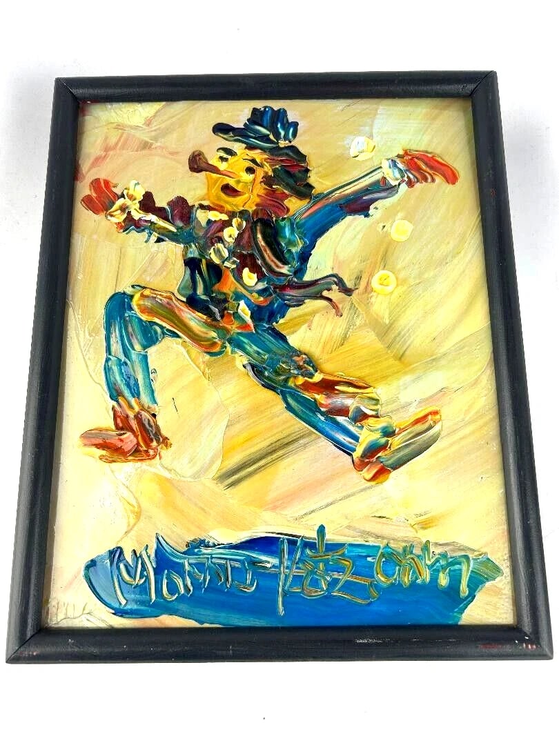 Morris Katz Signed Amazing Original Oil Painting Nice Frame, Great Condition, 100% Authentic,12x10": Morris Katz Signed Amazing Original Oil Painting, Nice Frame, Great Condition, 100% Authentic, Size 12" x 10" "Dancing Clown"Morris Katz (born Moshe Katz on March 5, 1932 – November 12, 2010) was a 
