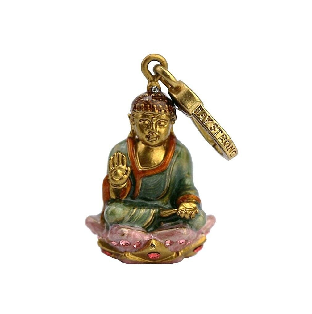 JAY STRONGWATER CHARM BUDDHA SWAROVSKI CRYSTALS (1 of 5)