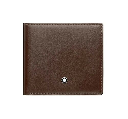 MONTBLANC MEISTERSTUCK 4CC & COIN WALLET BROWN LEATHER: MONTBLANC MEISTERSTUCK CLASSIC4CC & COIN WALLET BROWN LEATHER 114546ORIGINAL BOX100% AUTHENTIC & 100% BRAND NEW.First Quality.Holds 4 Credit Cards,THIS IS A BIFOLD WALLET WITH COIN COMPARTMENT4.13" x 