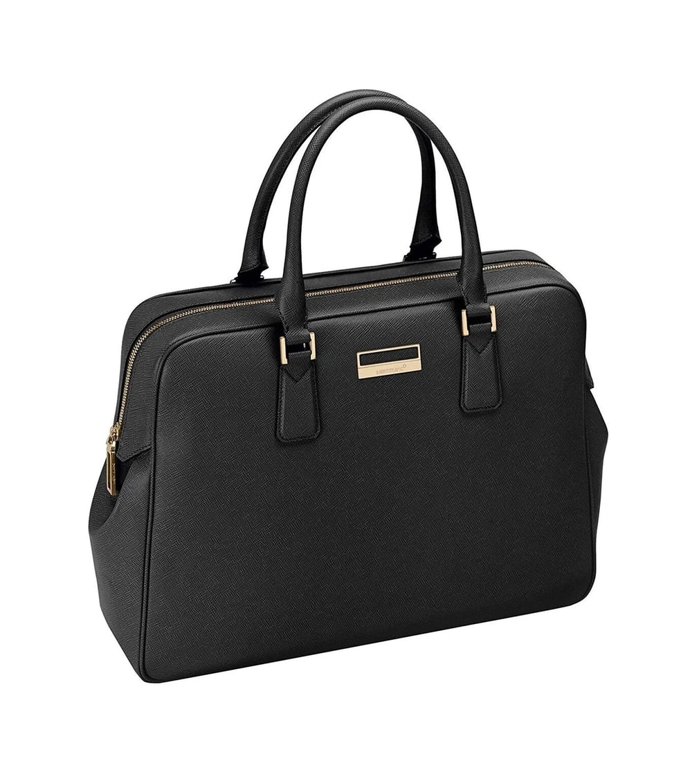 MONTBLANC BLACK SAFFIANO CALFSKIN SARTORIAL LEATHER TOTE LADY BAG 115417: MONTBLANCIdent: 115417100% AUTHENTIC & 100% BRAND NEW.First Quality MONTBLANC BLACK SAFFIANO CALFSKIN SARTORIAL LEATHER TOTE LADY BAG 115417COLOR: BLACK38 cm x 28 cm x 10 cmInterior Organization: Padd