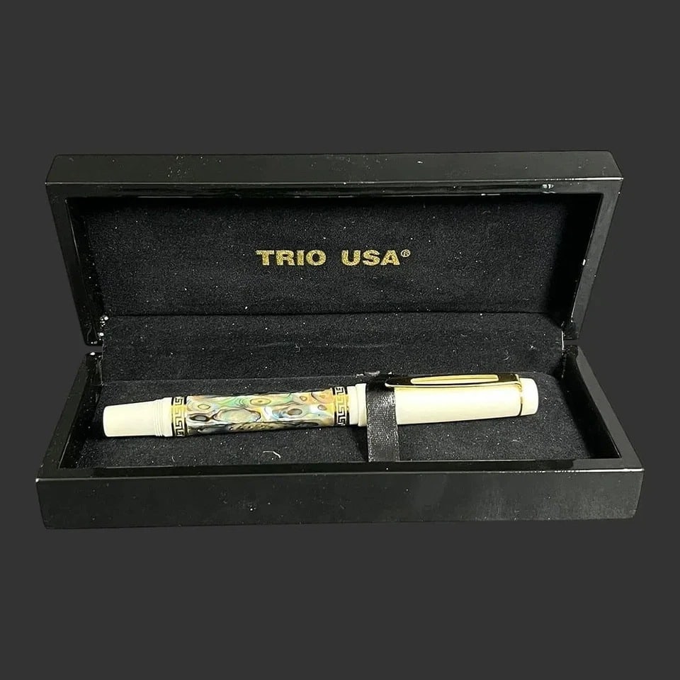 Danitrio Limited Ed Brilliante MOP Abalone Shell Ball Pen # 133/300 New with Box (1 of 10)