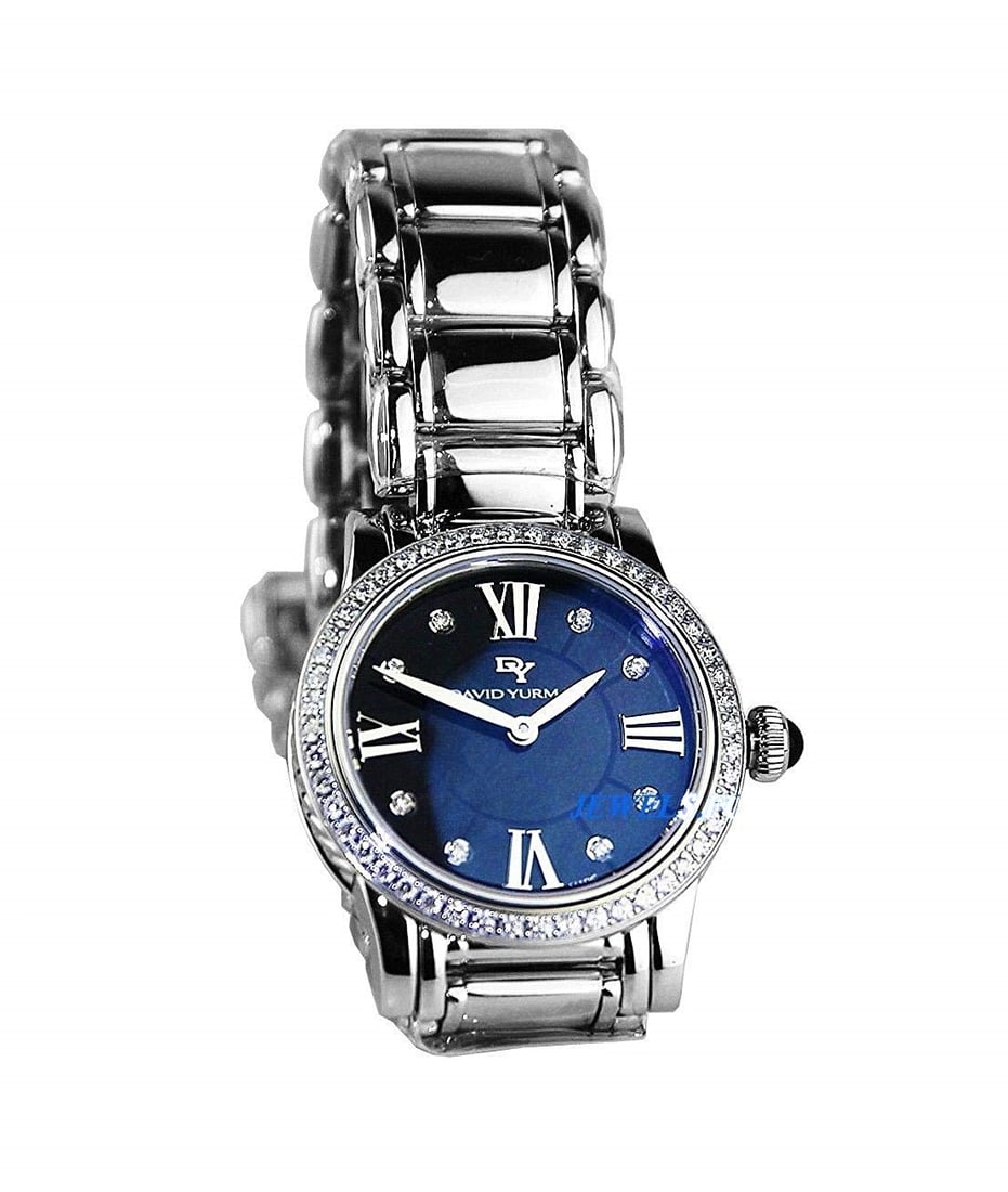 DAVID YURMAN WOMEN'S STEEL & ST. SILVER SMALL WATCH BLACK MOP DIAMOND 30 mm: DAVID YURMANDIAMOND WATCH100% BRAND NEW, NEVER WORN100% AUTHENTICThis is For LADIES!ALL BOXES INCLUDEDDAVID YURMAN STAINLESS STEEL & STERLING SILVER CABLEGORGEOUS BLACK MOTHER OF PEARL DIAL STAINLESS 