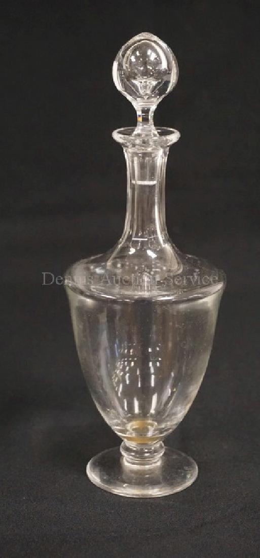SIGNED BACCARAT CRYSTAL DECANTER WITH ORIGINAL HOLLOW (1 of 1)