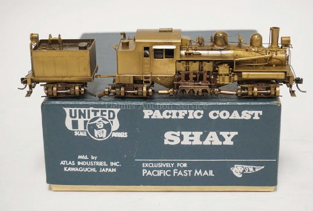 UNITED HOn3 Benson Log. Co.25ton SHAY Brass HO Trains #2 | Rowe's