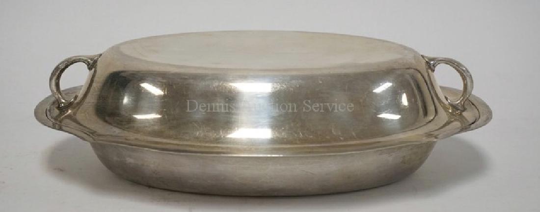 GORHAM STERLING SILVER COVERED VEGETABLE DISH. 26.6 (1 of 3)