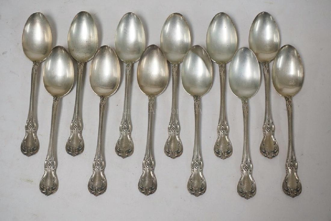 SET OF 12 TOWLE STERLING SILVER TEASPOONS MEASURING 5 (1 of 2)