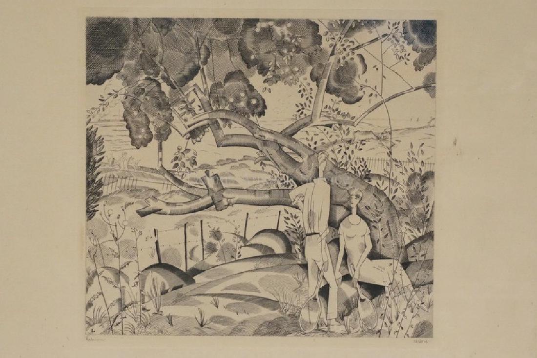 JEAN EMILE LEBOUREUR (FRENCH, 1877-1943) ETCHING OF A (1 of 3)