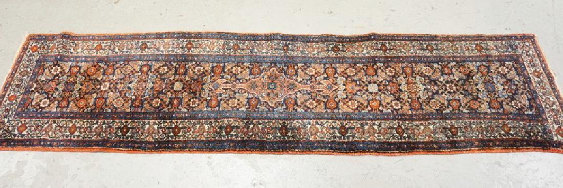 ANTIQUE HAND MADE ORIENTAL RUNNER MEASURING 10 FT 3 (1 of 2)