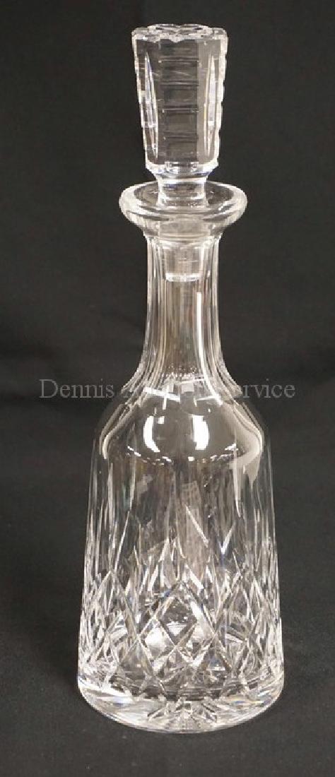 WATERFORD *LISMORE* PATTERN CUT CRYSTAL DECANTER WITH (1 of 2)