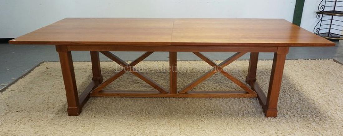 LARGE CHERRY DINING / CONFERENCE TABLE. 102 X 42 INCH (1 of 2)