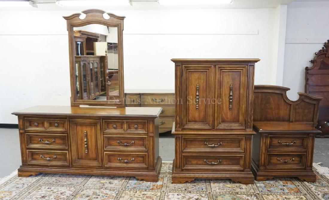 4 PIECE STANLEY BEDROO,M SET CONSISTING OF A HIGH (1 of 2)