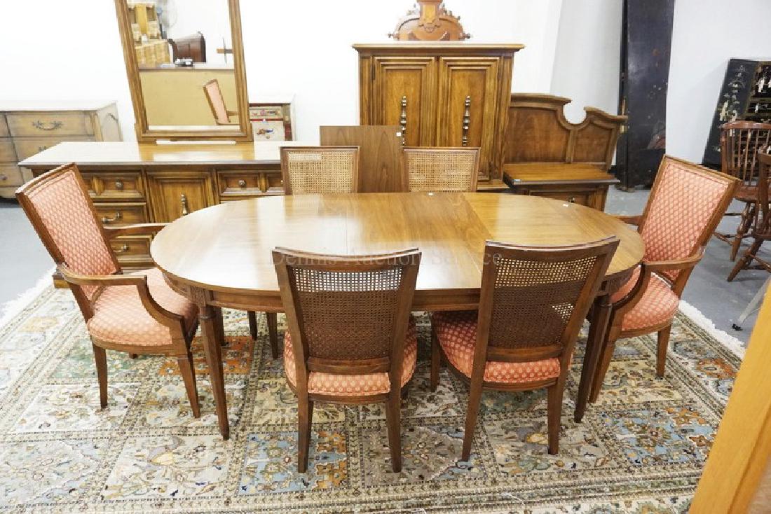 7 PIECE DINETTE SET. 60 X 40 INCH TABLE, TWO 18 INCH (1 of 3)