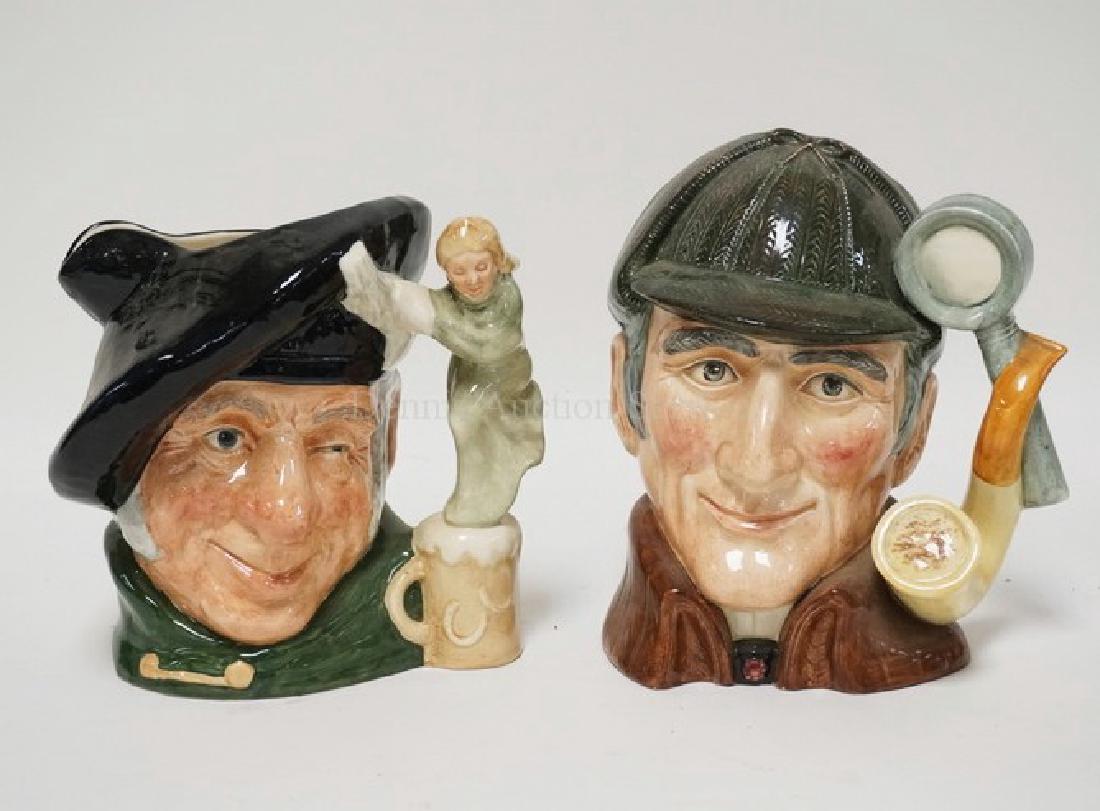 2 ROYAL DOULTON LARGE TOBY JUGS. TAM O'SHANDER & THE (1 of 2)