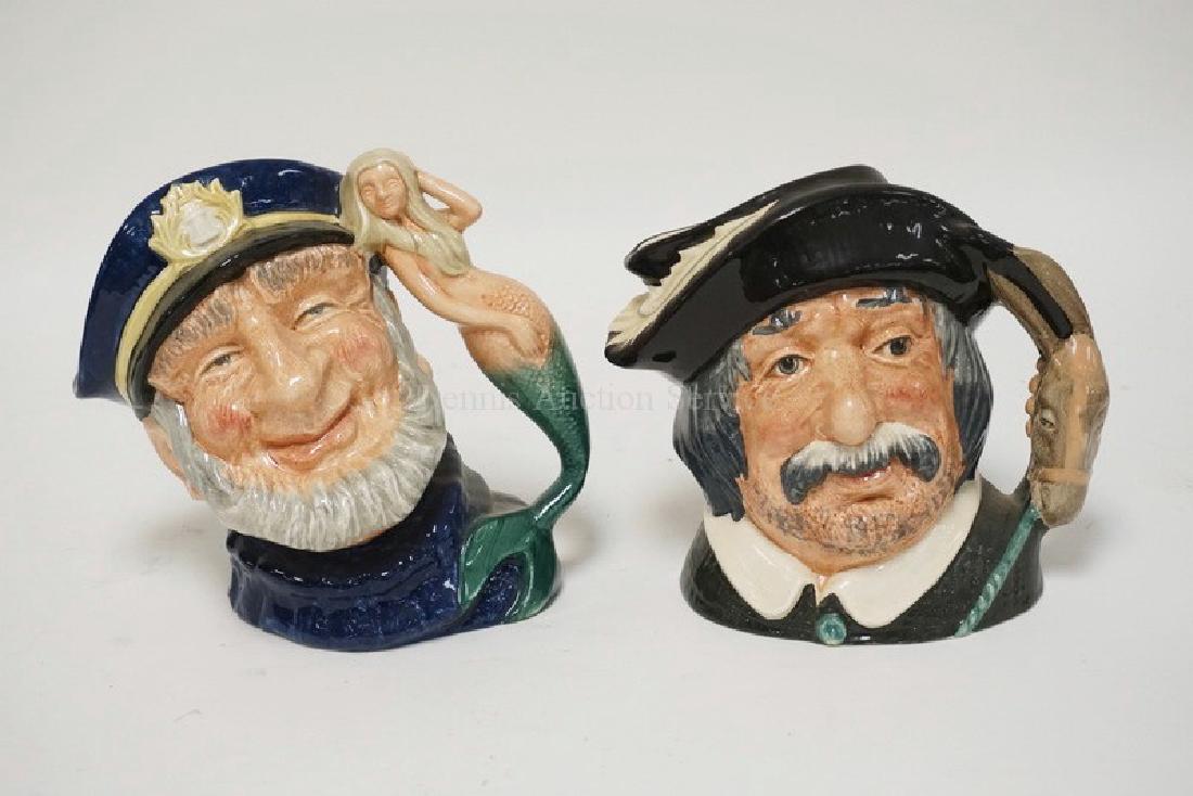 2 ROYAL DOULTON LARGE TOBY JUGS. SANCHO PEANCA & OLD (1 of 2)