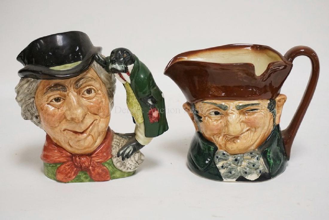 2 ROYAL DOULTON LARGE TOBY JUGS. THE WALRUS AND (1 of 2)
