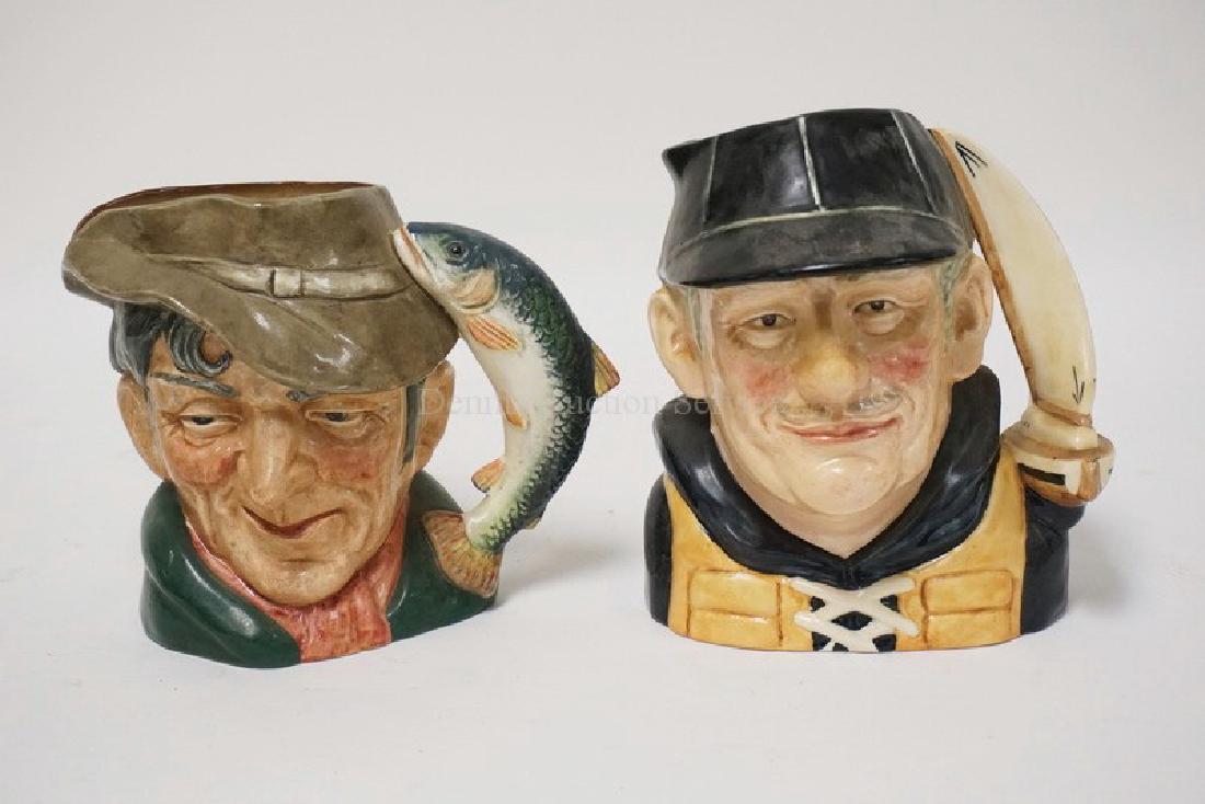 2 ROYAL DOULTON LARGE TOBY JUGS. THE POACHER & (1 of 2)