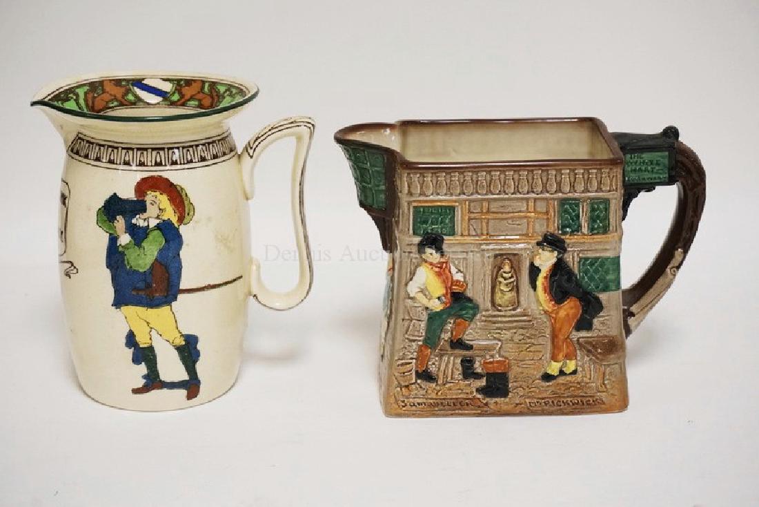 LOT OF 2 ROYAL DOULTON PITCHERS. *EVER-DRINK EVER-DAY* (1 of 2)
