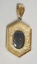 14K GOLD (TESTED) PENDANT WITH AN INSET FIRE OPAL. THE - 2