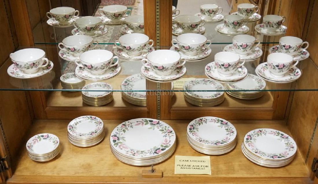 71 PIECE WEDGWOOD *HATHAWAY ROSE* PARTIAL DINNERWARE (1 of 3)