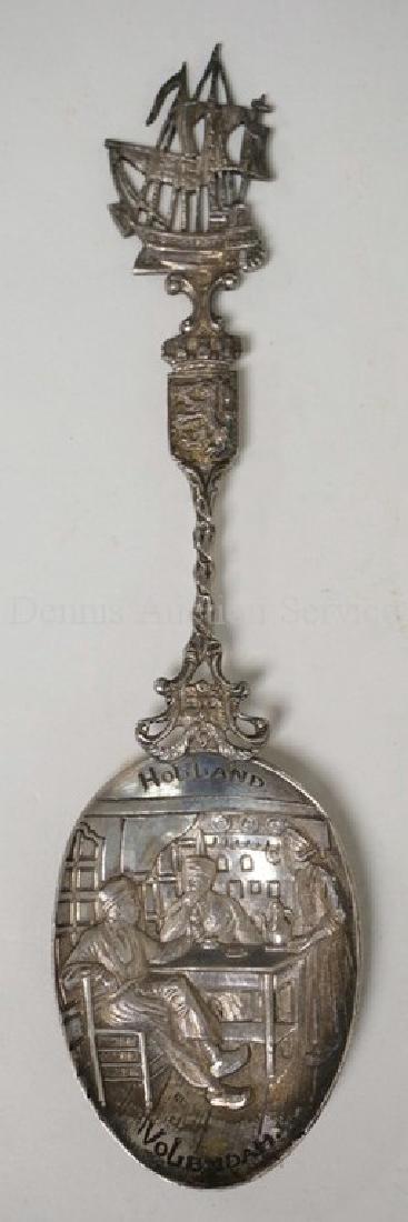 DUTCH .833 SILVER *VOLENDAM* SPOON. MAKERS MARK OF (1 of 3)