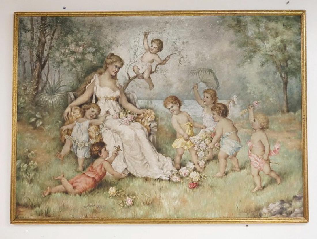 LILLIAN C. HARPEL (AMERICAN, 18TH/19TH C), OIL PAINTING (1 of 7)