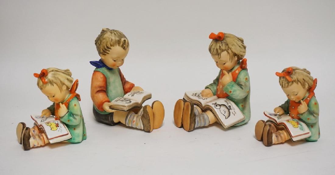 LOT OF 4 HUMMEL FIGURES. 14 A & B, AND TWO #8'S. (1 of 2)