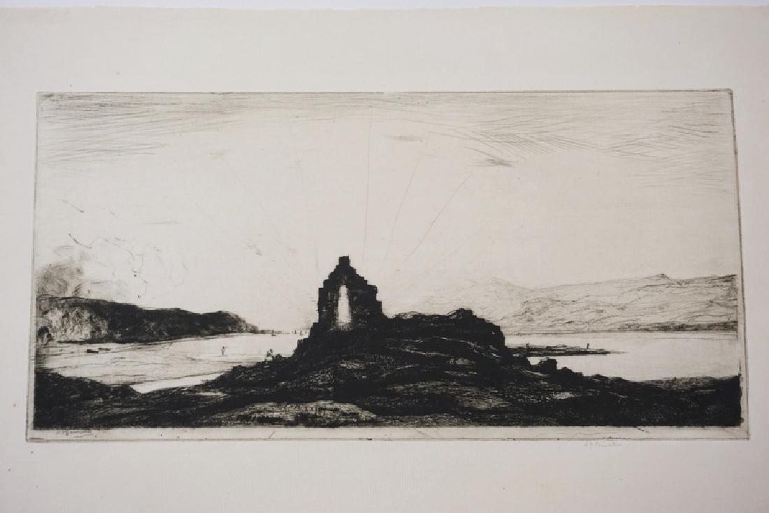 DAVID YOUNG CAMERON ETCHING. *KILLUNDINE*. PENCIL (1 of 1)