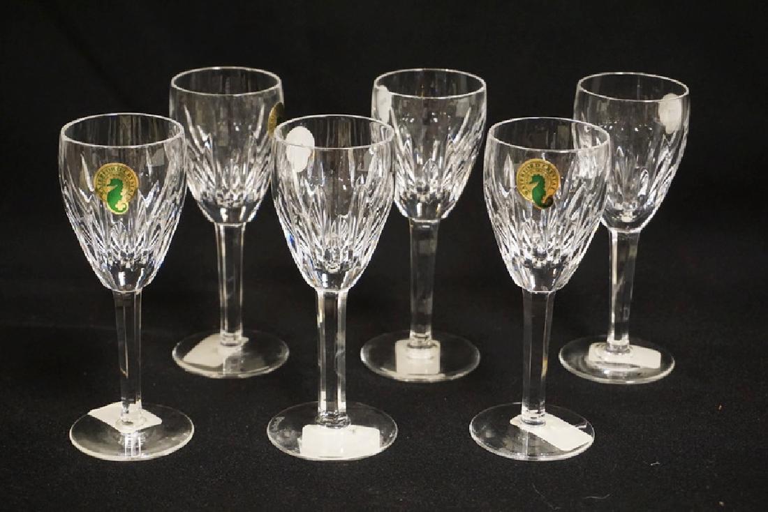 SET OF 6 WATERFORD *CARINA* SHERRY GLASSES. 5 1/4 (1 of 1)