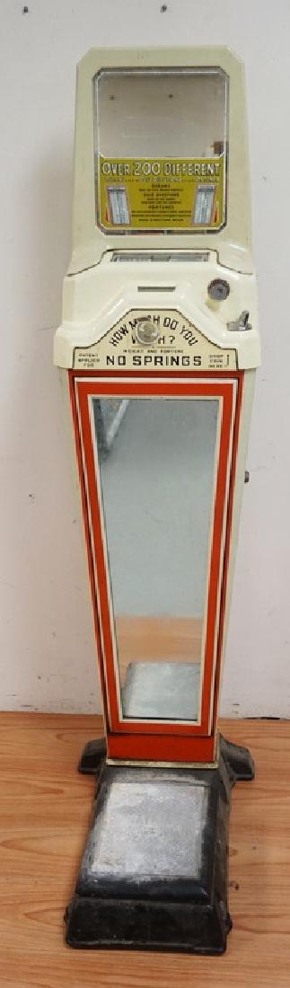 ANTIQUE WATLING NOVELTY SCALE MEASURING 64 1/2 INCHES (1 of 4)