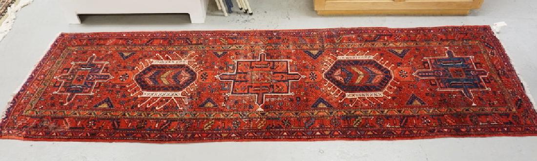 ANTIQUE ORIENTAL RUNNER MEASURING 11 FT X 3 FT 4 (1 of 5)