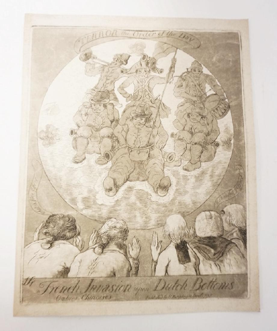 JAMES SAYERS (1748-1825) *TERROR THE ORDER OF THE DAY*. (1 of 1)