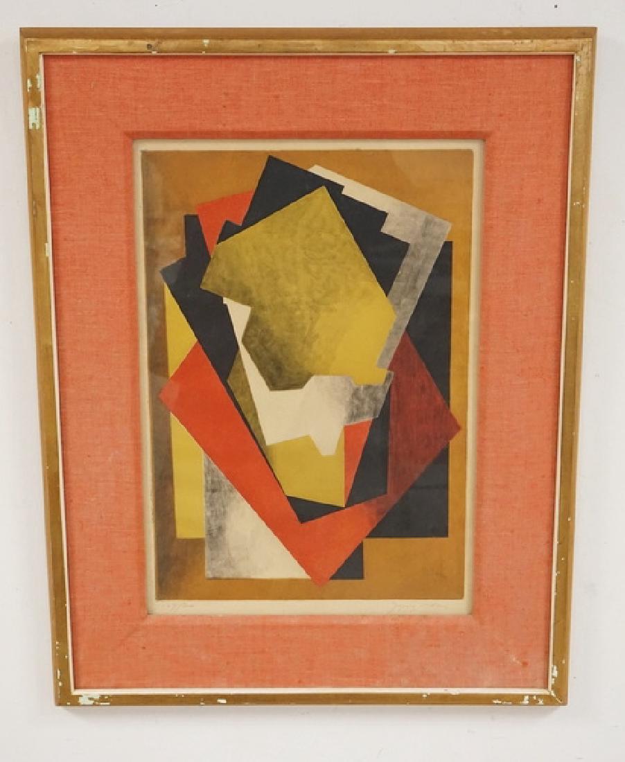 JAQUES VILLON COLOR LITHO. PENCIL SIGNED & NUMBERED (1 of 2)