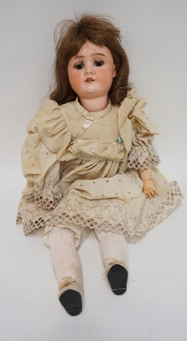 ANTIQUE GERMAN BISQUE HEADED DOLL MEASURING 25 INCHES (1 of 4)