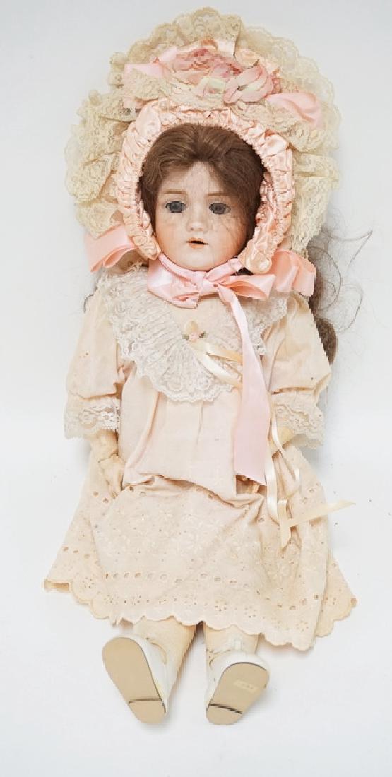 WALKURE BISQUE HEADED DOLL MESAURING 24 INCHES LONG. (1 of 4)