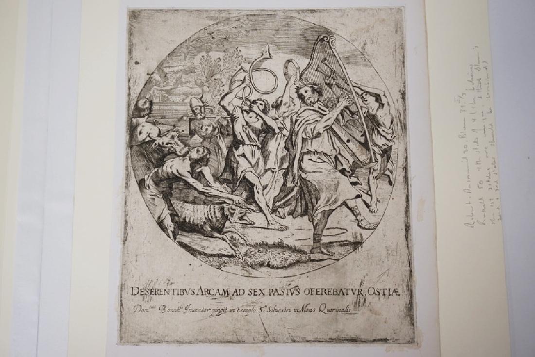 CLAUDE LORRAIN ETCHING. *LE TEMPS, APOLLON ET LES (1 of 3)