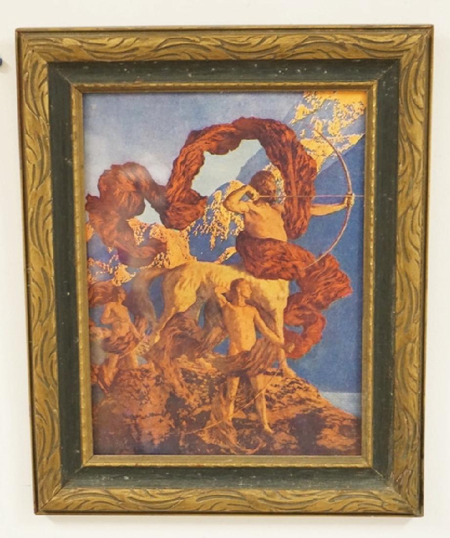 MAXFIELD PARRISH JASON AND HIS TEACHER. ORIGINAL PRINT, (1 of 1)
