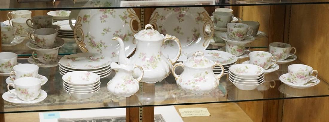 45 PC GUERIN LIMOGES TEA AND PASTRY SET. SPOUT OF (1 of 4)