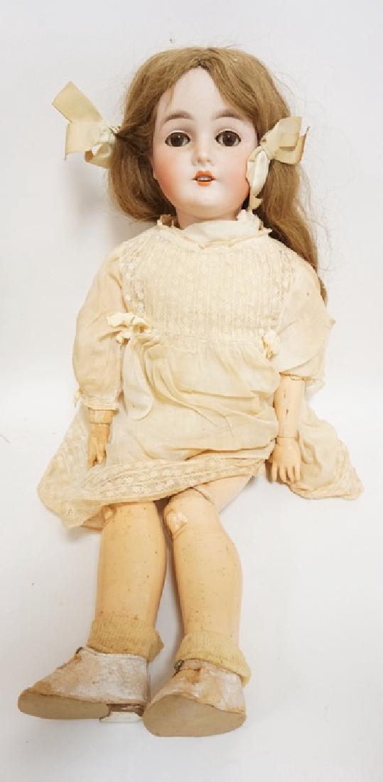 QUEEN LOUISE BISQUE HEAD DOLL. 23 IN (1 of 3)