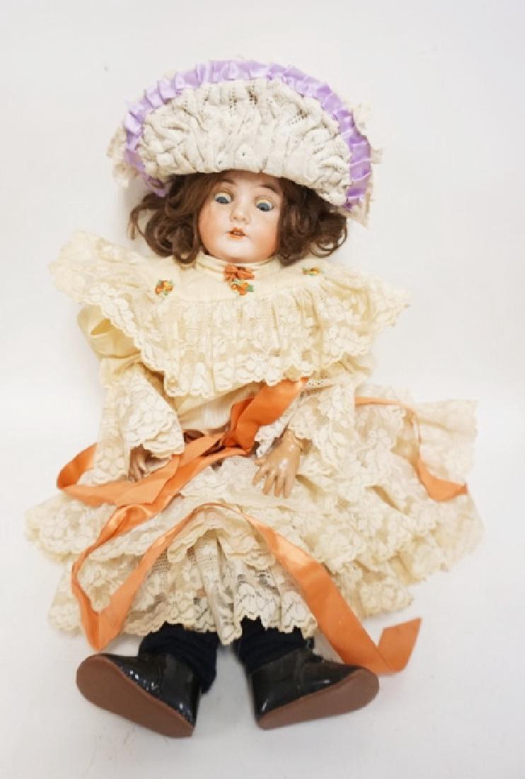 QUEEN LOUISE BISQUE HEAD DOLL 21 IN (1 of 3)