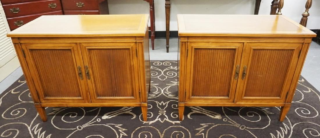 PAIR OF 2 DOOR CABINETS. 31 IN WIDE, 25 1/2 IN HIGH (1 of 1)