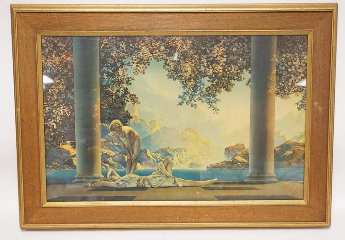 MAXFIELD PARRISH LARGE *DAYBREAK* PRINT. 27 1/2 X 17 (1 of 1)