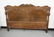 4 PIECE CARVED WALNUT BEDROOM SET. HAS WEAR. - 5