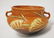 ROSEVILLE POTTERY *FREESIA* HANGING BASKET. 8 INCHES